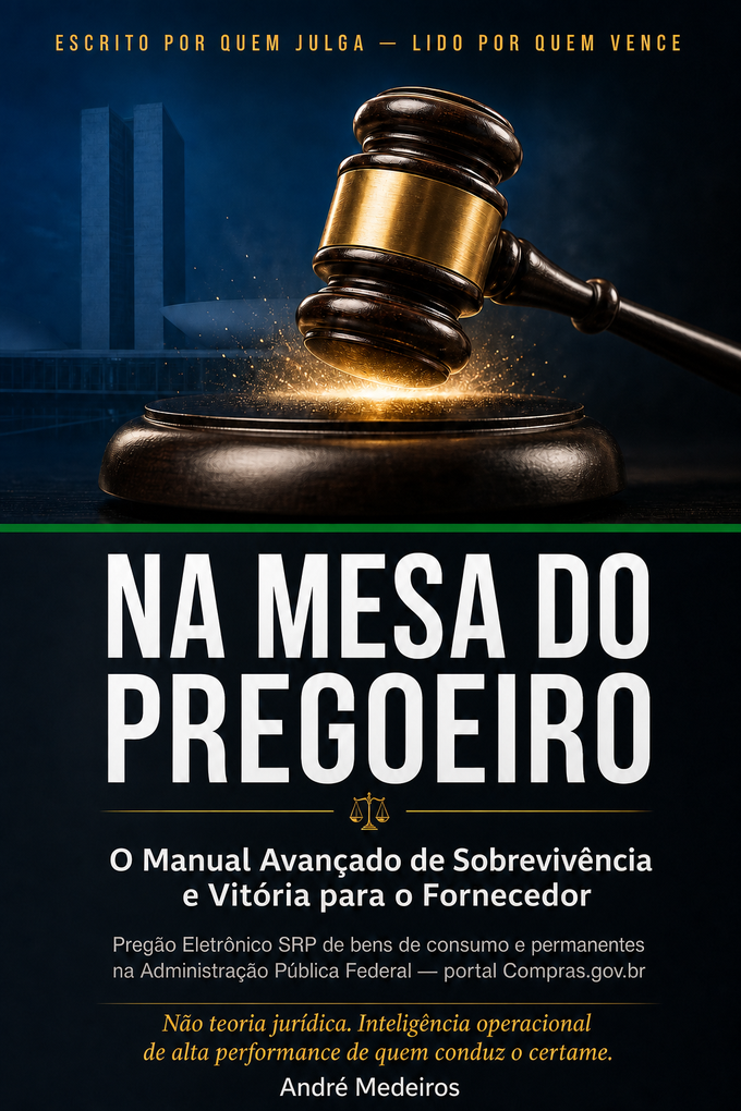 Capa do ebook Na Mesa do Pregoeiro