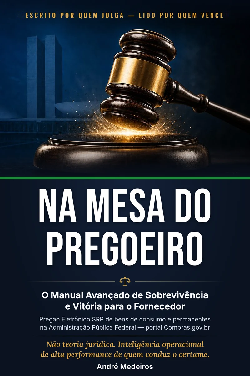 Capa do Na Mesa do Pregoeiro